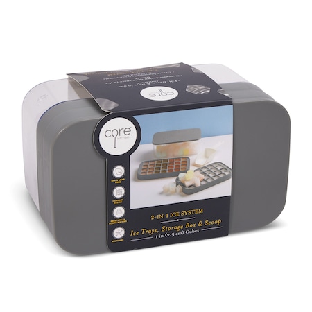 Core Kitchen 2-in-1 Ice Mold/Box - Smoke 47896